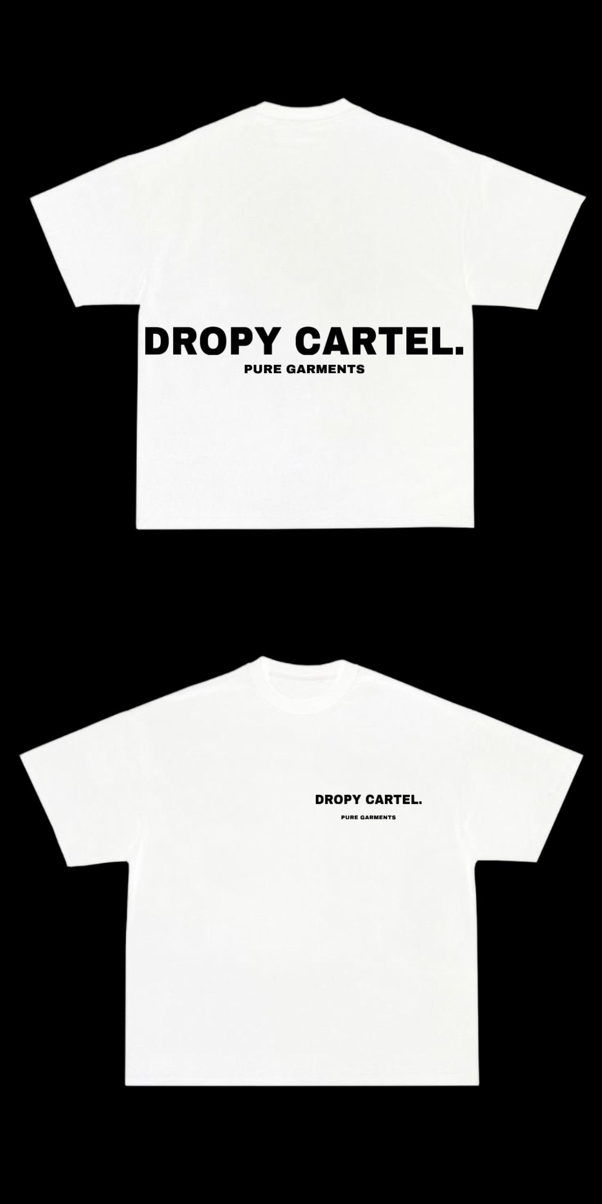 DROPY CARTEL T-SHIRT ( WHITE )