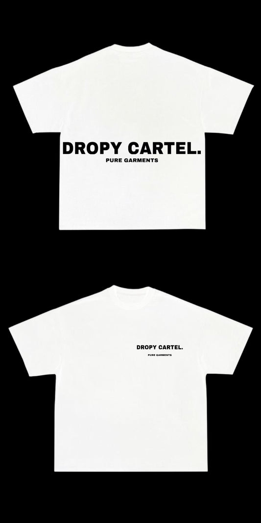 DROPY CARTEL T-SHIRT ( WHITE )
